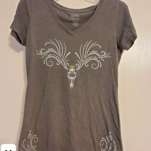 Deer skull tee shirt